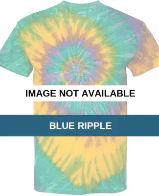 Dyenomite 200RP Ripple Pigment Dyed T-Shirt Blue Ripple