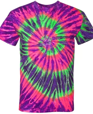 Dyenomite 200RP Ripple Pigment Dyed T-Shirt in Watermelon ripple