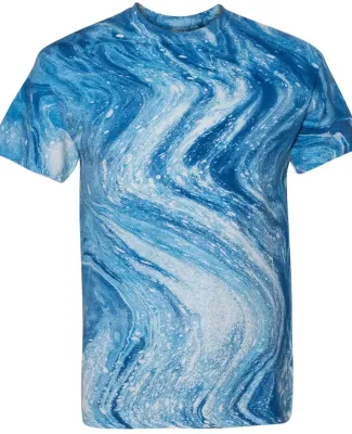 Dyenomite 200MR Marble Tie-Dye T-Shirt in Blue