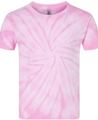 Dyenomite 20TCY Cyclone Tie Dye Toddler T-Shirt in Pink