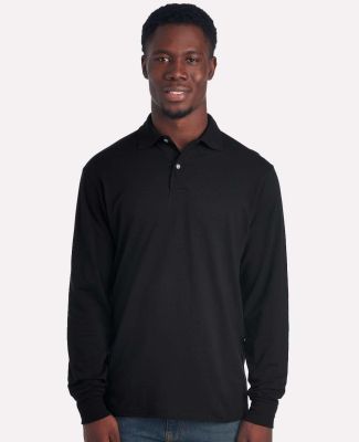 Jerzees 437MLR SpotShield Long Sleeve Jersey Sport in Black