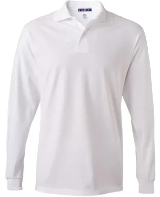 Jerzees 437MLR SpotShield Long Sleeve Jersey Sport White