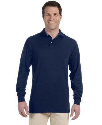 Jerzees 437MLR SpotShield Long Sleeve Jersey Sport in J. navy