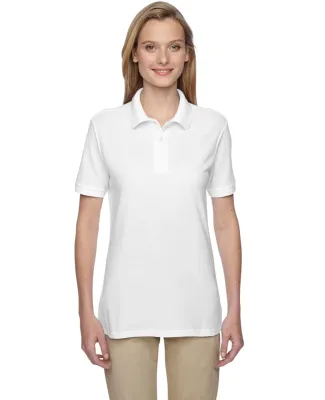 Jerzees 537WR Easy Care Women's Pique Sport Shirt in White