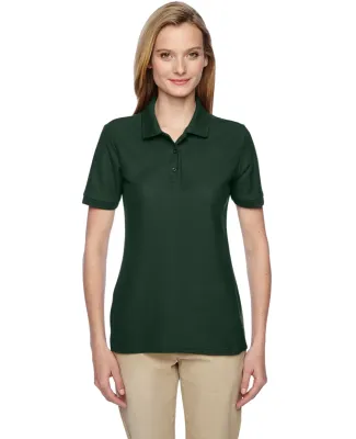Jerzees 537WR Easy Care Women's Pique Sport Shirt in Forest green
