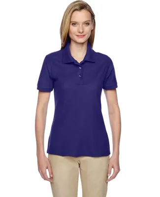 Jerzees 537WR Easy Care Women's Pique Sport Shirt in Deep purple