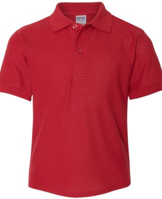 Jerzees 537YR Easy Care Youth Pique Sport Shirt True Red