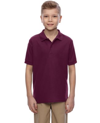 Jerzees 537YR Easy Care Youth Pique Sport Shirt Maroon