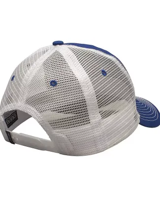 Ouray 50004/Contrast Stitch Mesh Trucker Hat Royal/White