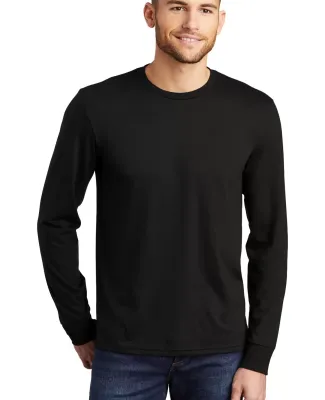 DM132 District Made Mens Perfect Tri Long Sleeve C in Black