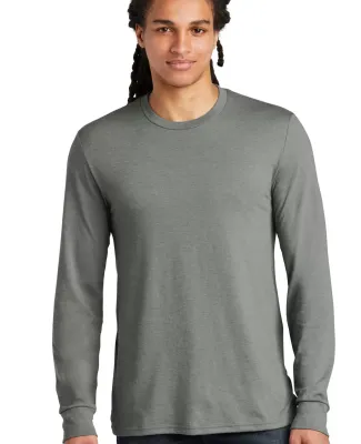 DM132 District Made Mens Perfect Tri Long Sleeve C in Htdchar