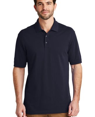 242 TK8000 Port Authority Tall EZCotton Polo in Navy