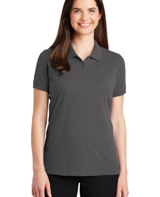 242 LK8000 Port Authority Ladies EZCotton Polo in Sterling grey