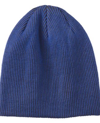 242 C935 Port Authority Rib Knit Slouch Beanie in Radnt roy/i gy