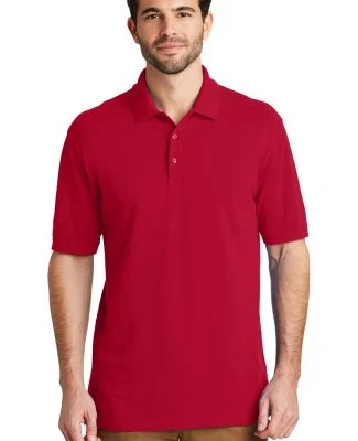 242 K8000 Port Authority EZCotton Polo in Apple red
