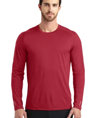 950 OE321 OGIO ENDURANCE Long Sleeve Pulse Crew Ripped Red