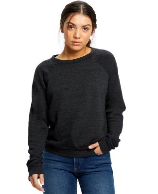 Ladies' Raglan Pullover Long Sleeve Crewneck Sweatshirt Catalog