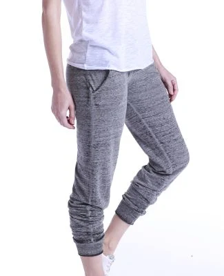 Ladies' Burnout Leisure Pant in Tri grey