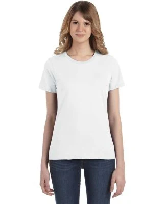 Anvil 880 by Gildan Women's Lightweight T-Shirt in White