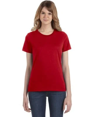 Anvil 880 by Gildan Women's Lightweight T-Shirt in True red