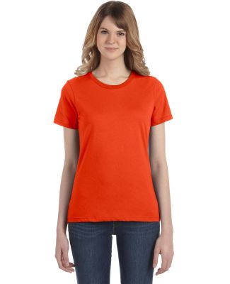 Anvil 880 by Gildan Women's Lightweight T-Shirt in Orange