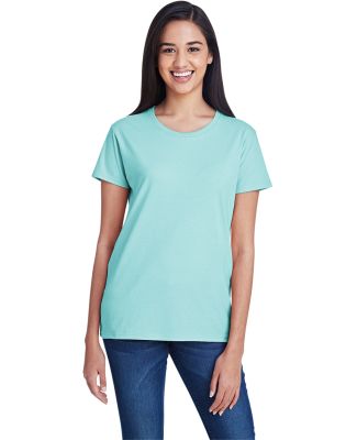 Anvil 880 by Gildan Women's Lightweight T-Shirt in Teal ice