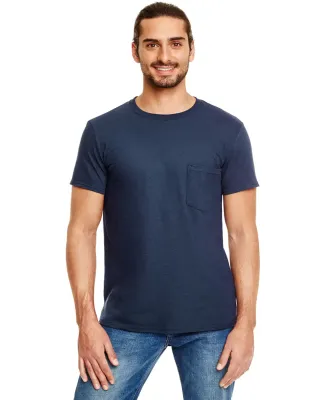 ANVIL 983 Lightweight Pocket T-Shirt in Navy