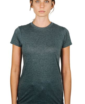 0240 Tultex Ladies Ultra Blend Tee  in Heather charcoal