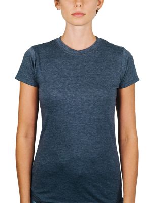 0240 Tultex Ladies Ultra Blend Tee  in Heather navy