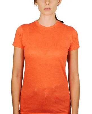 0240 Tultex Ladies Ultra Blend Tee  in Heather orange