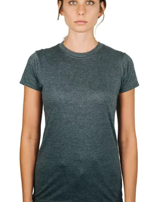 0240 Tultex Ladies Ultra Blend Tee  in Heather charcoal