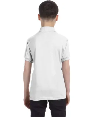 52 054Y Youth Ecosmart Jersey Polo Sport Shirt White