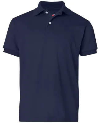 52 054Y Youth Ecosmart Jersey Polo Sport Shirt Navy