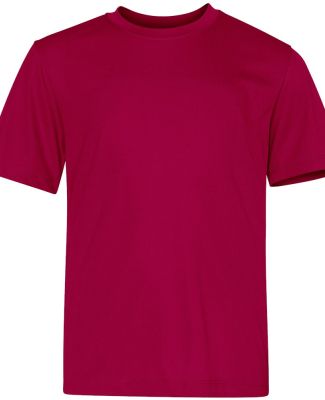 52 482Y Cool Dri Youth Performance Short Sleeve T- Deep Red
