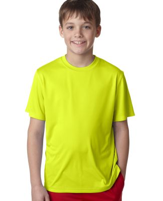 52 482Y Cool Dri Youth Performance Short Sleeve T- Safety Green