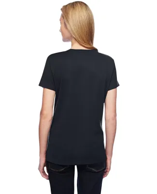 Hanes 42V0 X-Temp Women's V-Neck T-Shirt Black