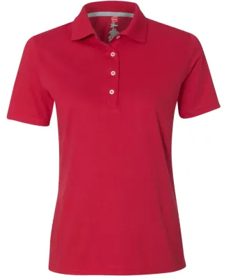 52 43X0 X-Temp Women's Polo Sport Shirt Deep Red