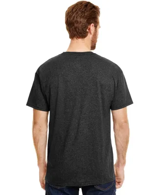 Hanes 42TB X-Temp Triblend T-Shirt with Fresh IQ o Solid Black Triblend
