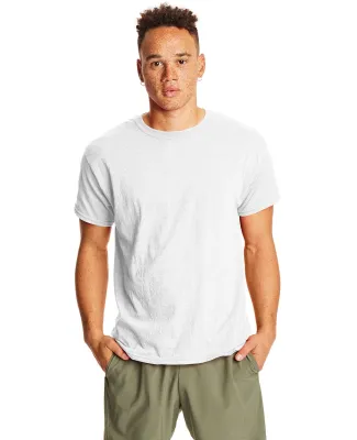 Hanes 42TB X-Temp Triblend T-Shirt with Fresh IQ o Eco White