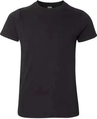 2201W Youth Fine Jersey T-Shirt BLACK