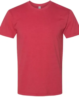 BB401W 50/50 T-Shirt HEATHER RED
