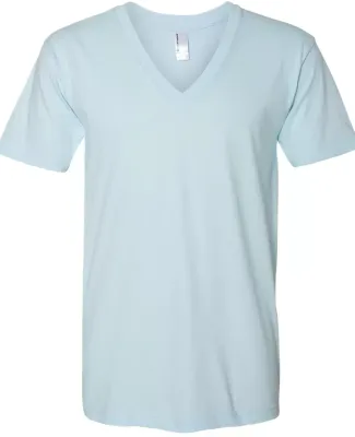 2456W Fine Jersey V-Neck T-Shirt LIGHT BLUE