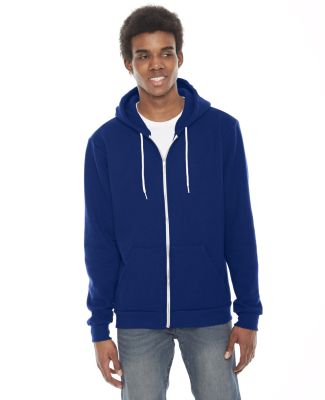 F497W Unisex Flex Fleece Zip Hoodie Lapis