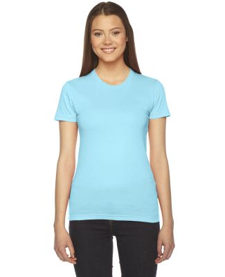 2102W Women's Fine Jersey T-Shirt in Aqua