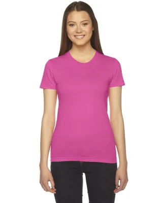 2102W Women's Fine Jersey T-Shirt Fuchsia