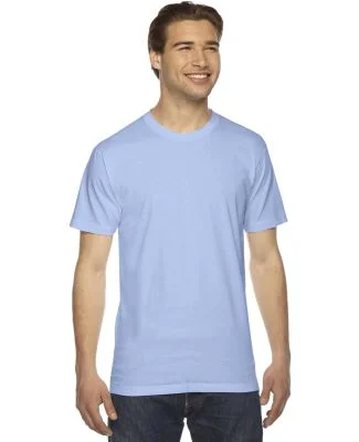 American Apparel 2001 Fine Jersey T-Shirt in Baby blue