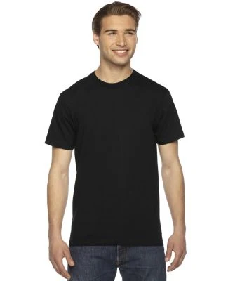 American Apparel 2001W Fine Jersey T-Shirt in Black