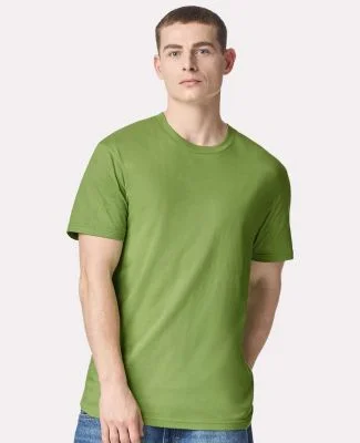 American Apparel 2001 Fine Jersey T-Shirt in Nephrite