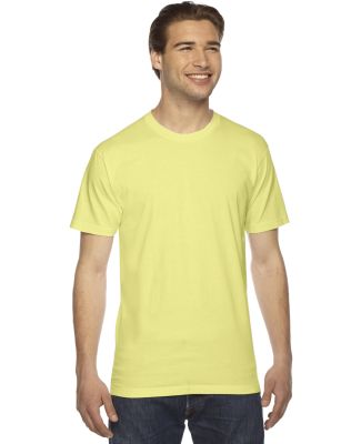 American Apparel 2001W Fine Jersey T-Shirt in Lemon