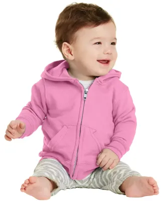 244 CAR78IZH Port & Company Infant Core Fleece Ful Candy Pink